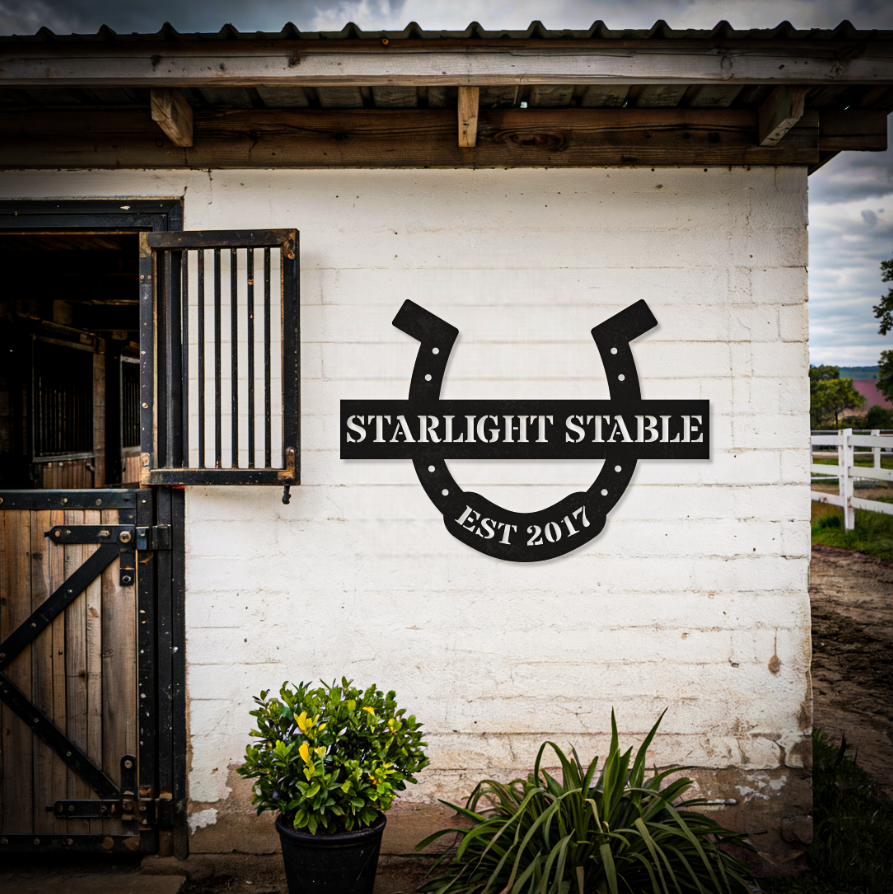 Horseshoe Stable Wall Art