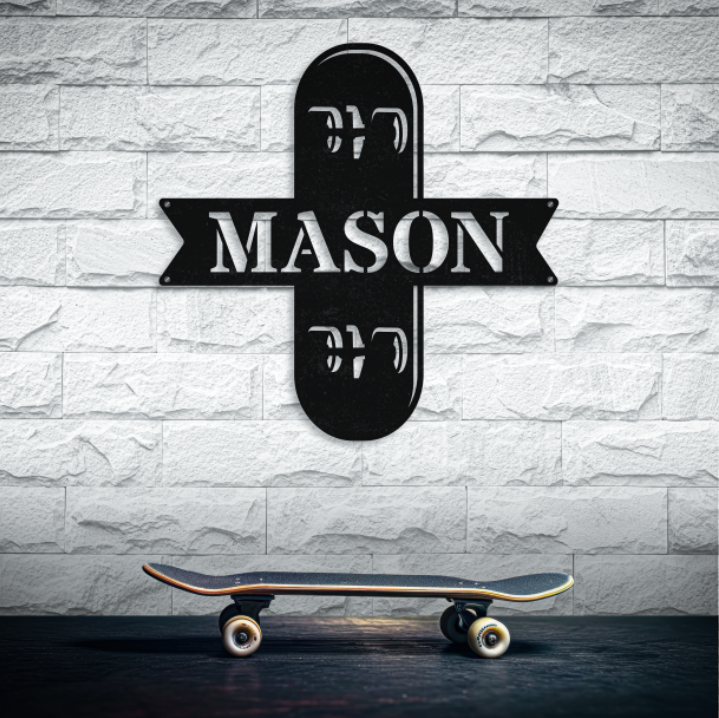 Personalized Name Skating Sign