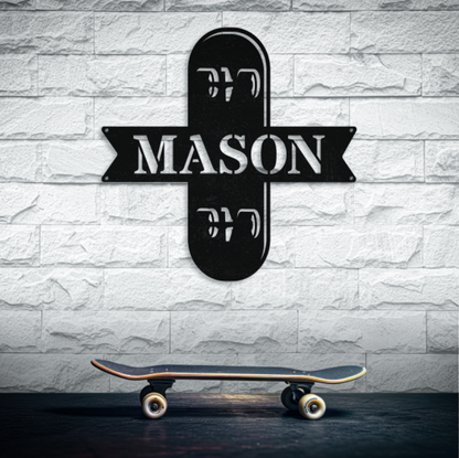 Personalized Name Skating Sign