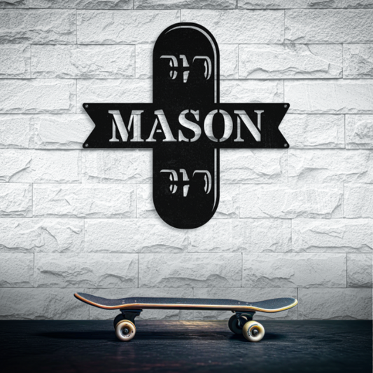 Personalized Name Skating Sign