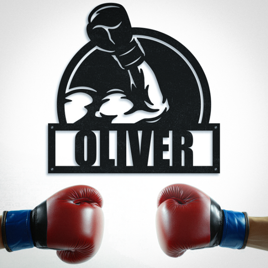 Personalized Name Boxing Sign