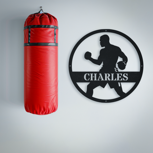 Personalized Name Boxing Sign