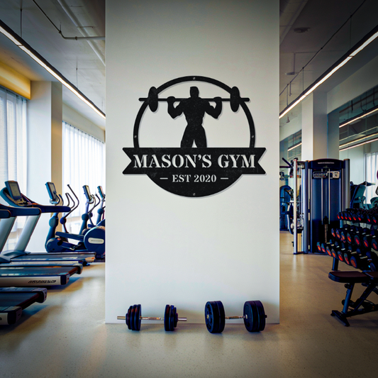Personalized Name Gym Sign