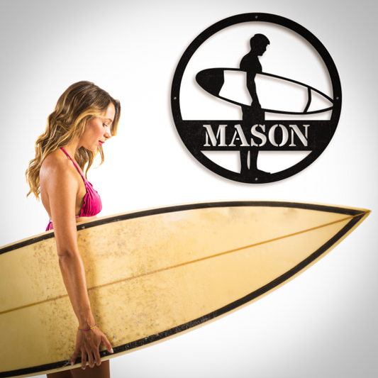 Personalized Name Surfing Sign