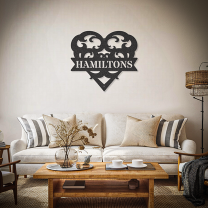 Family Name Heart Sign