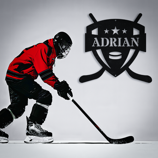 Personalized Name Hockey Sign