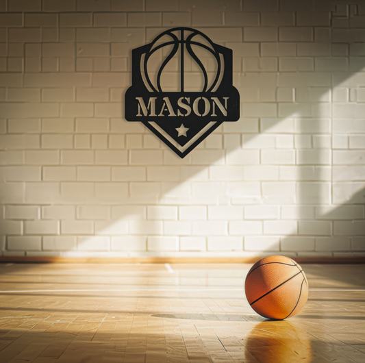 Personalized Name Basketball Sign