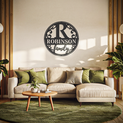 Family Name Monogram