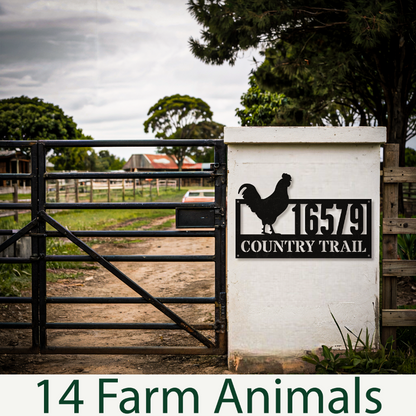 Personalized Choose Your Farm Animal Sign