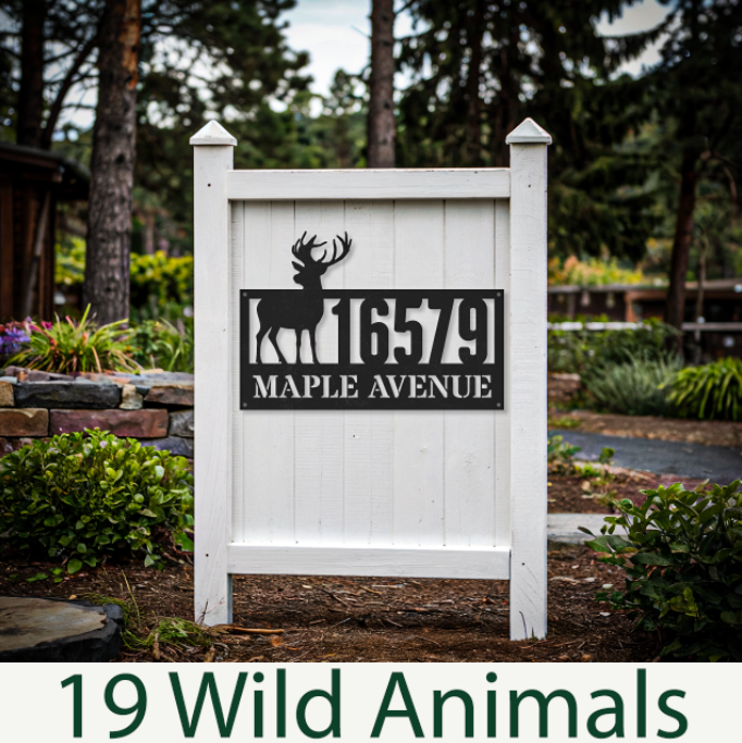 Personalized Choose Your Wild Animal Sign