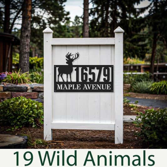 Personalized Choose Your Wild Animal Sign