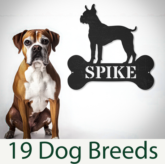 Choose Your Dog Breed Name Sign