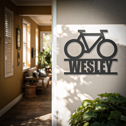 Customized Name Cycling Sign