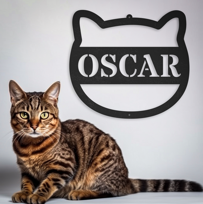 Customized Name Cat Sign