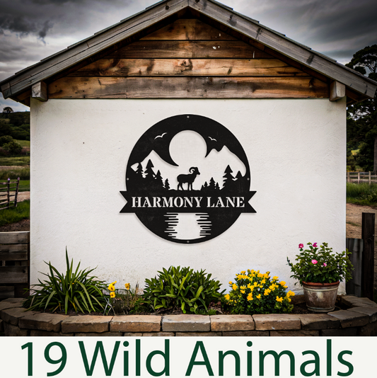 Personalized Choose Your Wild Animal Sign