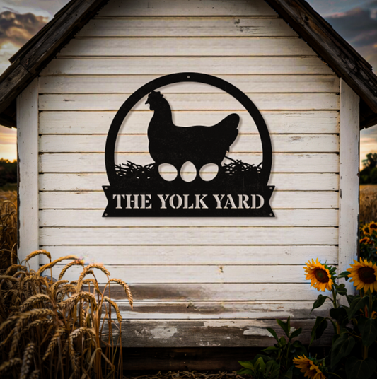 Chicken Nest Coop Sign