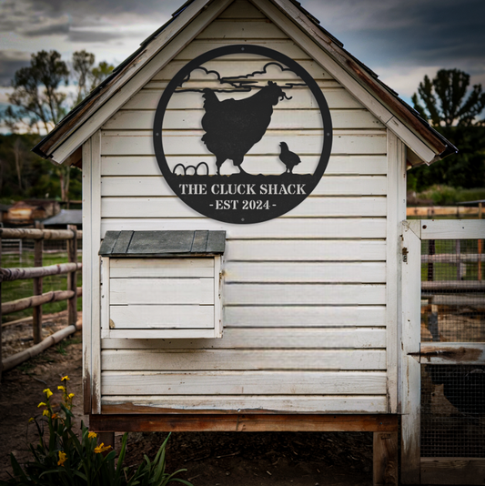 Chicken Coop Sign Farm Animal Wall Art