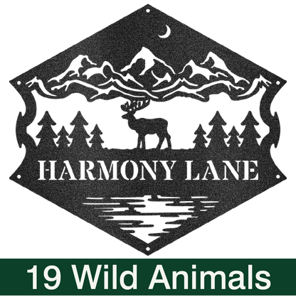 Personalized Choose Your Wild Animal Sign