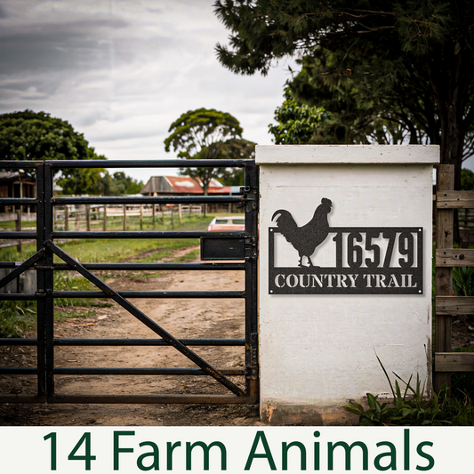 Personalized Choose Your Farm Animal Sign