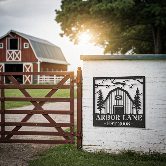 Personalized Barn Sign