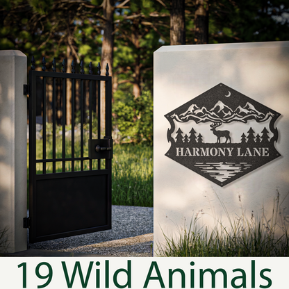 Personalized Choose Your Wild Animal Sign