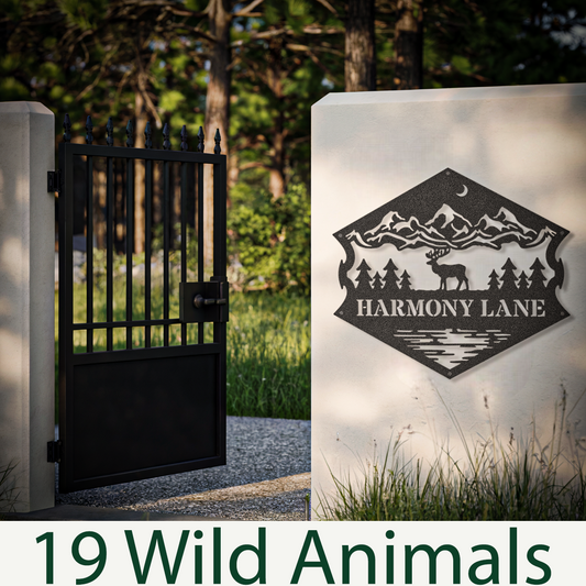 Personalized Choose Your Wild Animal Sign