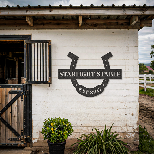 Horseshoe Stable Wall Art