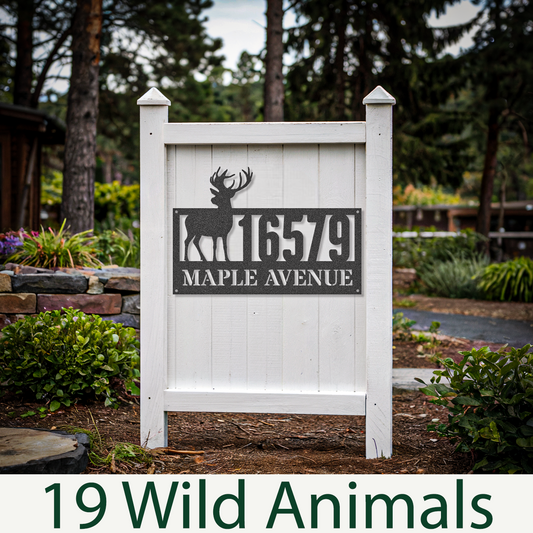 Personalized Choose Your Wild Animal Sign