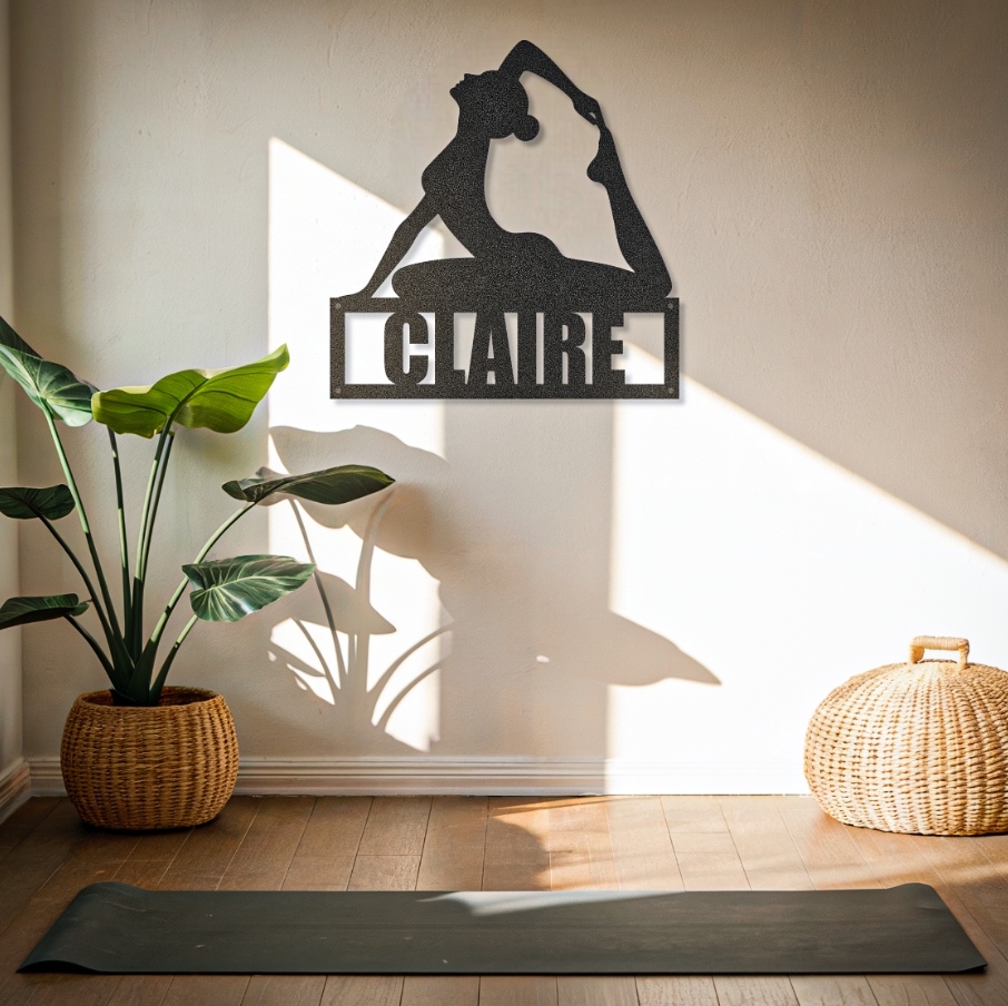 Customized Name Yoga Sign