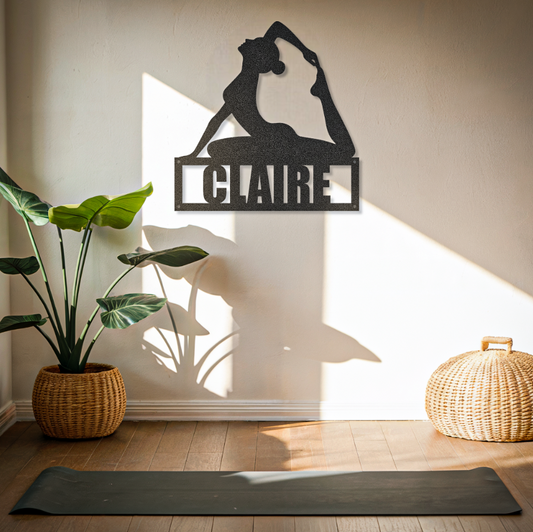 Customized Name Yoga Sign