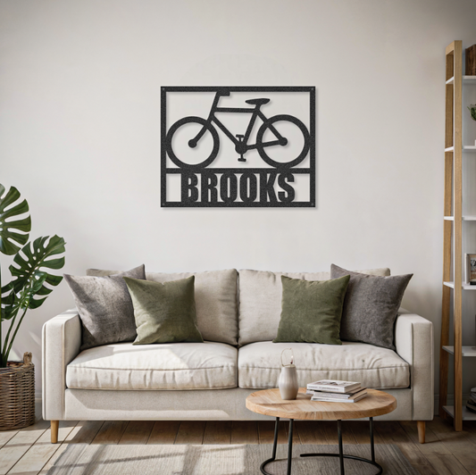 Customized Name Cycling Sign