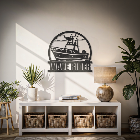 Boat Custom Name Cruise Sign