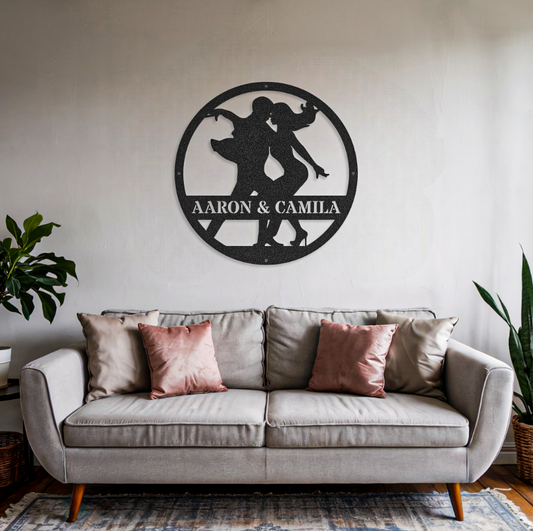 Personalized Names Ballroom Dancing Sign