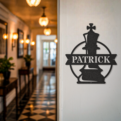 Customized Name Chess Sign