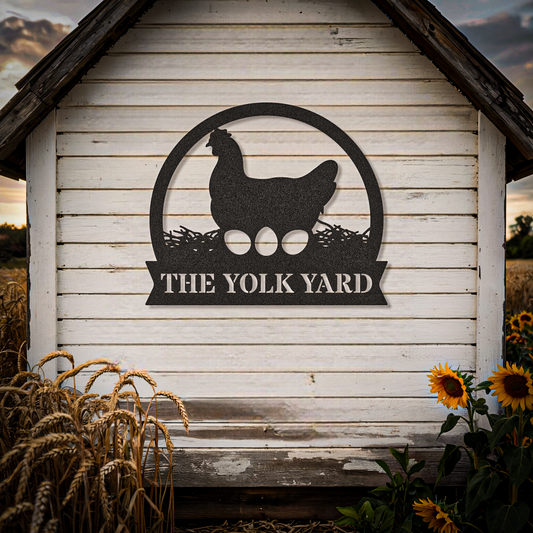 Chicken Nest Coop Sign