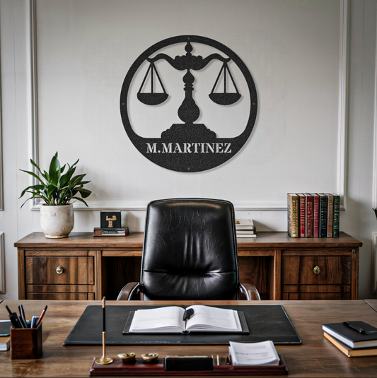 Customized Name Lawyer Sign