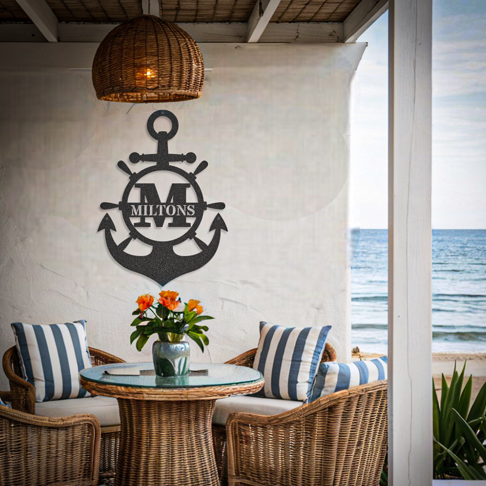 Family Name Anchor Monogram