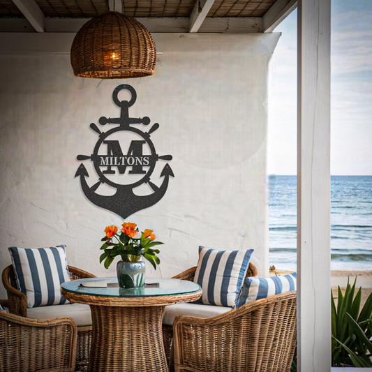 Family Name Anchor Monogram