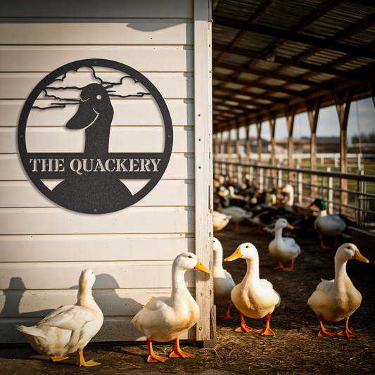 Duck Coop Metal Sign