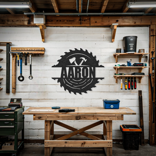 Customized Name Carpenter Sign