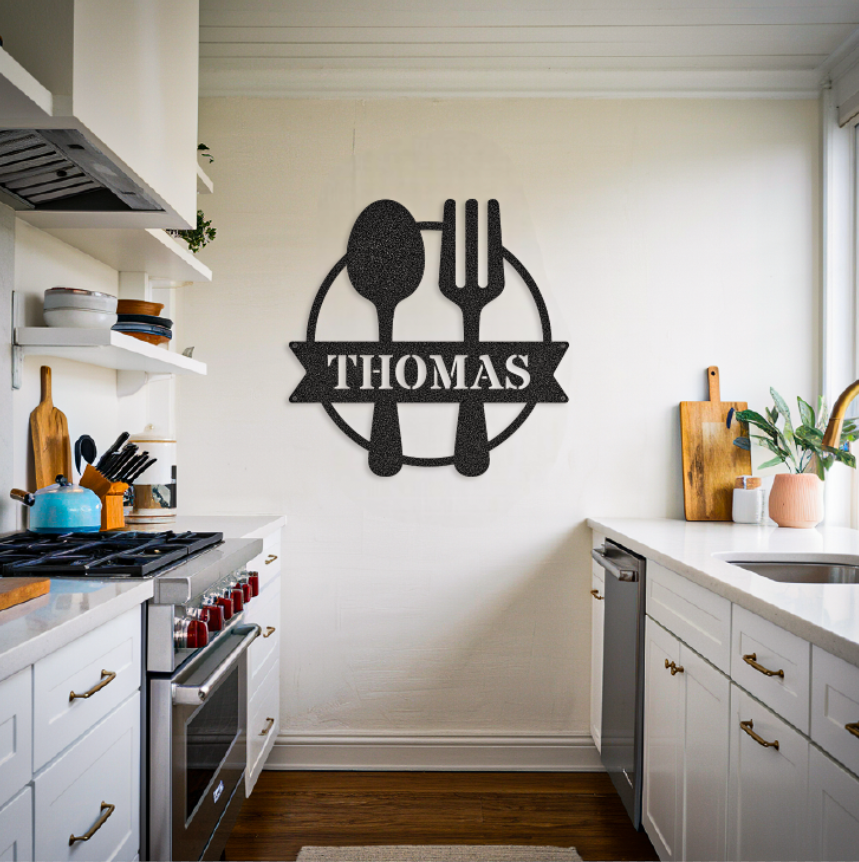 Customized Name Kitchen Chef Sign