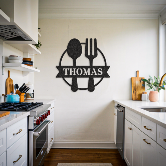 Customized Name Kitchen Chef Sign