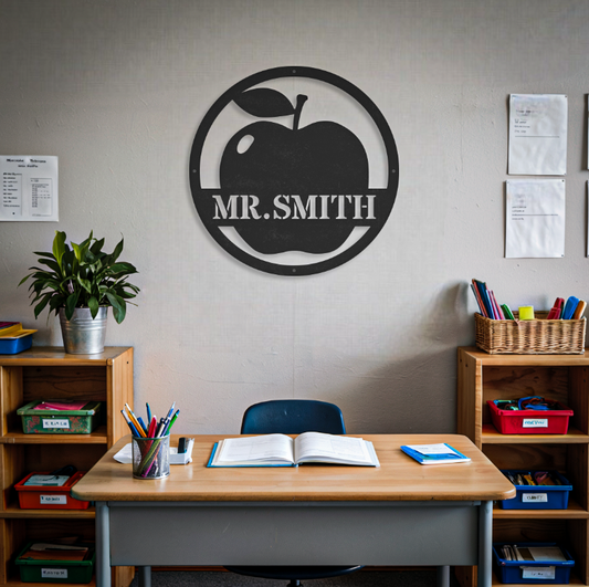 Customized Name Teacher Sign