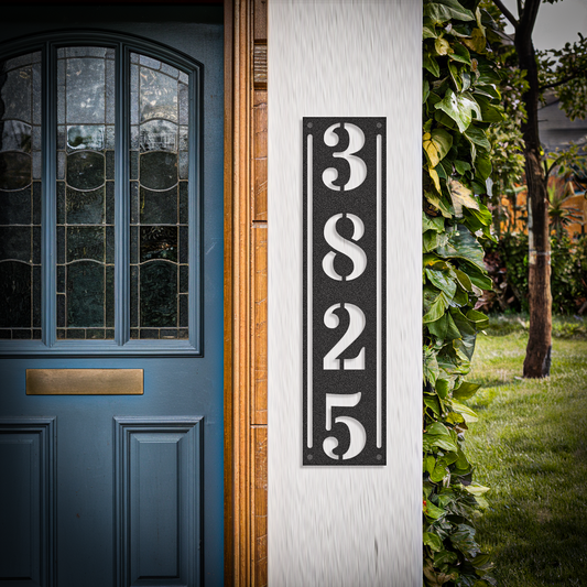 Vertical Home Address Number