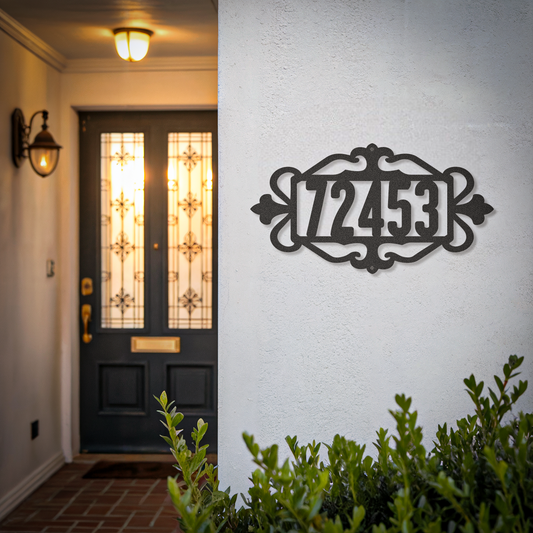 Home Address Number Sign